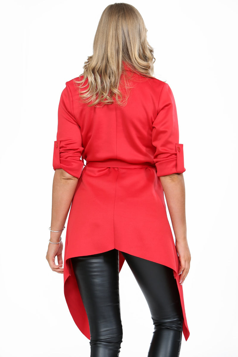 Duster Coat Red